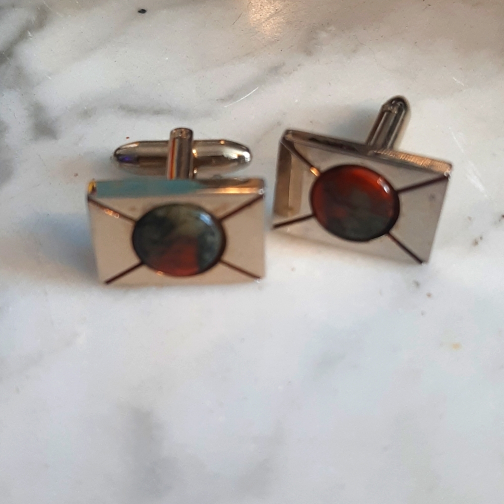 Vintage Hickok 60s cuff links